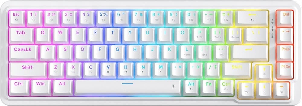 Teclado Redragon Nova K709W-RGB Inglés White