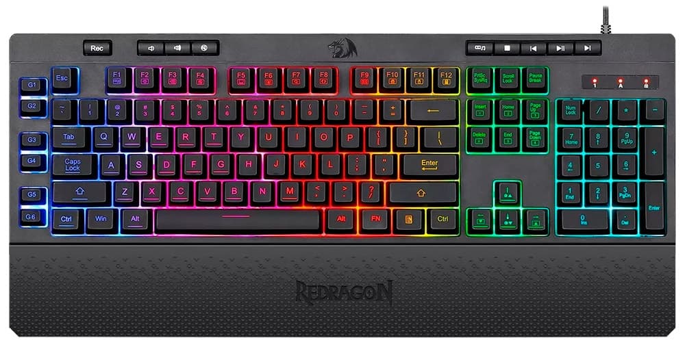 Teclado Redragon Shiva K512RGB com Cabo