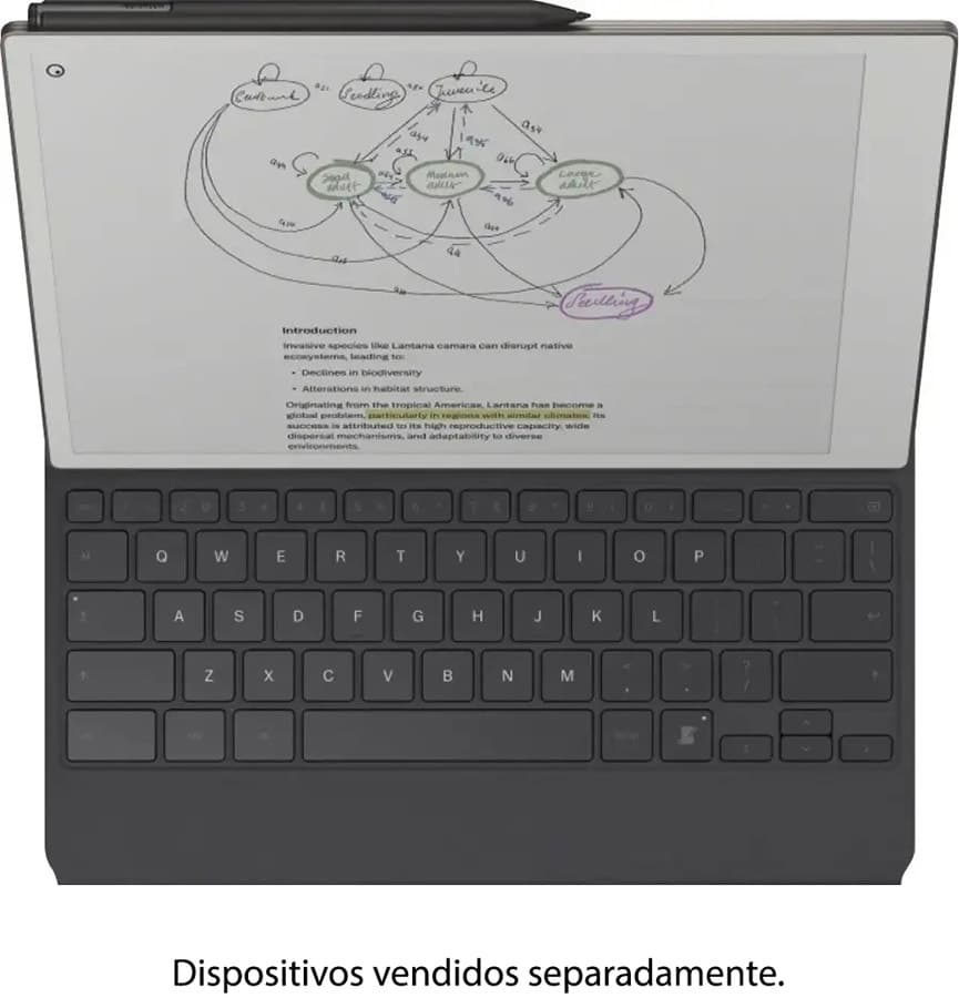 Teclado reMarkable Type Folio para Paper Pro 11.8" Basalto