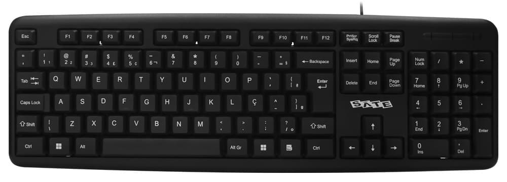 Teclado Satellite Ak-951 USB Preto (Português)