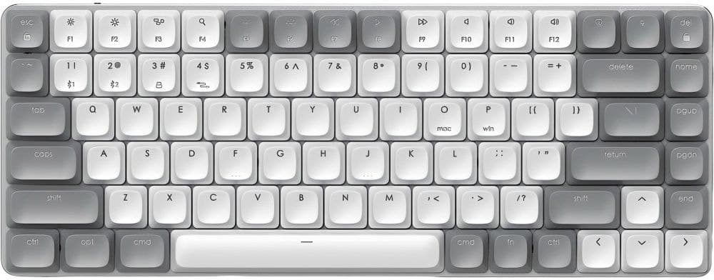 Teclado Satechi Bluetooth Mecânico Slim Retroiluminado Inglês