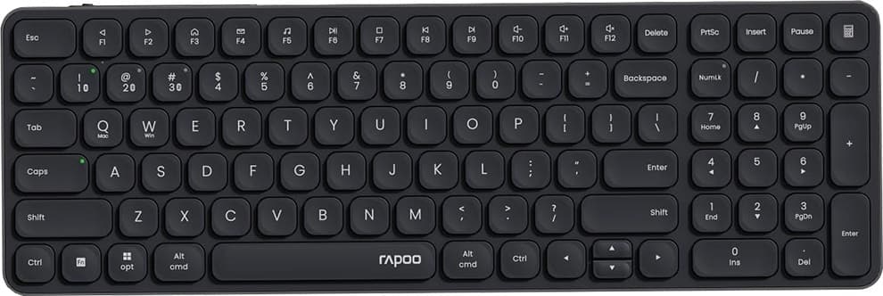 Teclado Sem Fio Rapoo E9350L Cinza Escuro