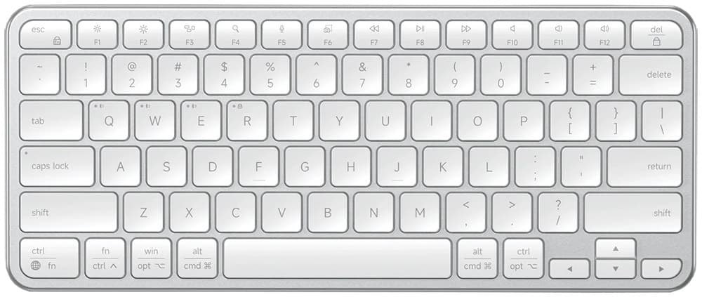 Teclado Sem Fio Satechi Slim Ex1 Bluetooth Prateado