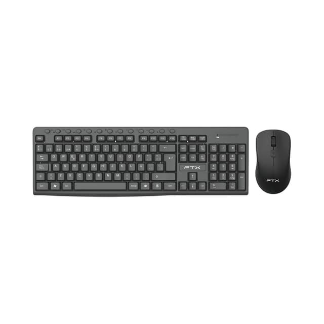 Teclado e Mouse Sem Fio Ftx Ftxkm250 Preto