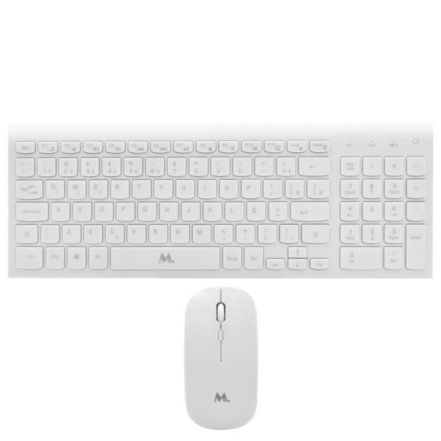 Mouse Mtek Km-5515W Português Wireless Branco