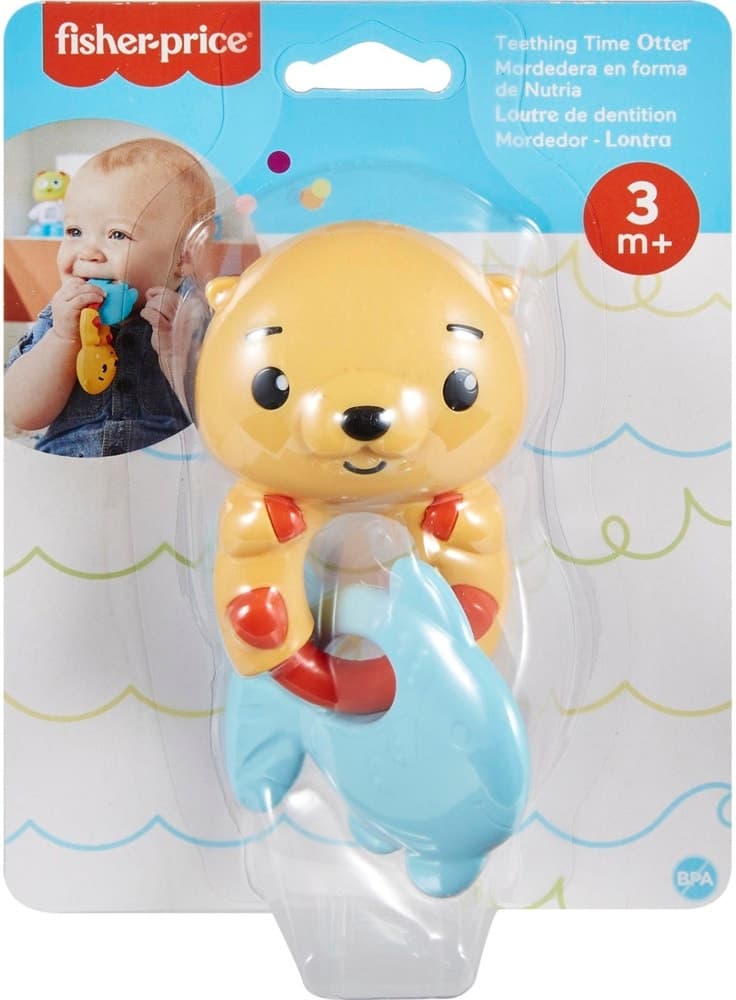 Brinquedo para Bebê Fisher-Price Teething Time Otter