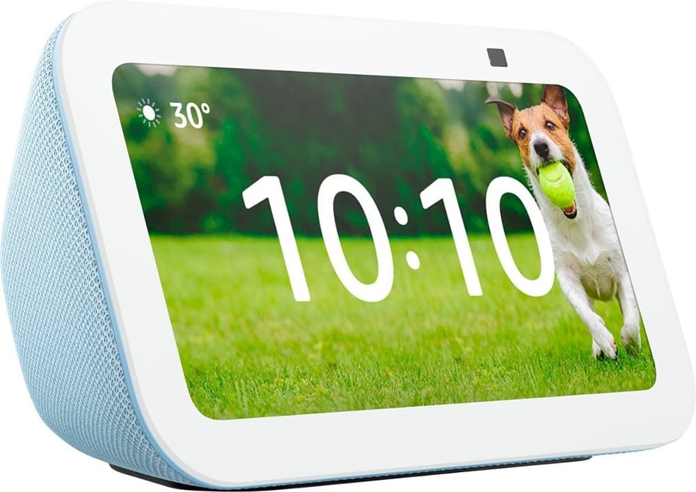 Tela Inteligente Amazon Echo Show 5 (3ª Geração) Cloud Blue