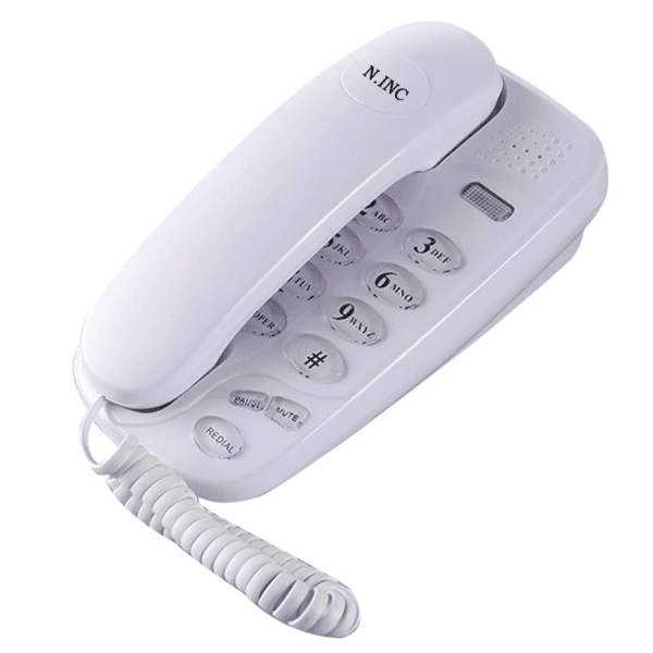Telefone Fixo N.INC Kx-T580P/T Com Fio Branco