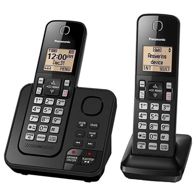 Telefone Panasonic Kx-TGC362LAB com 2 Handsets Cordless