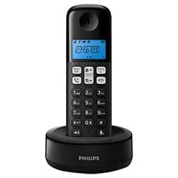 Telefone Philips D1311B Sem Fio Bina Viva-Voz Bivolt Preto