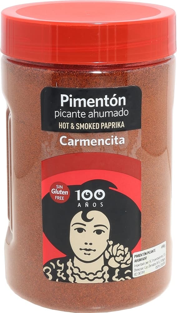 Tempero Carmencita Páprica Picante Defumada - 490G
