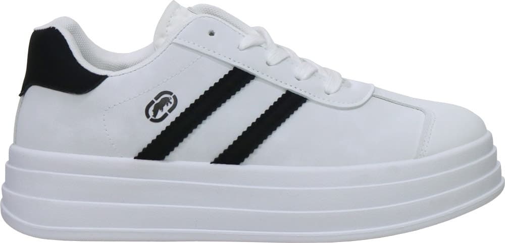 Tênis Eckounltd Eloisa Ek-Eloisa-M1 Branco/Preto - Feminino