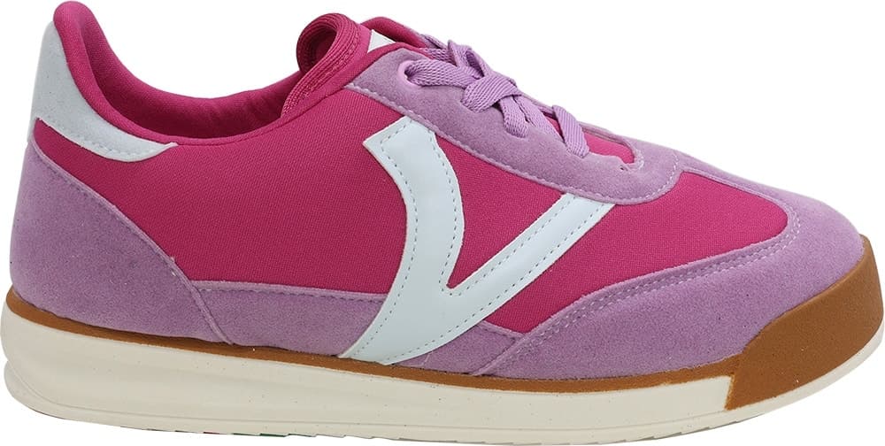 Tênis Infantil Pé com Pé 120001-231 Branco/Rosa/Creme/Marrom/Violeta