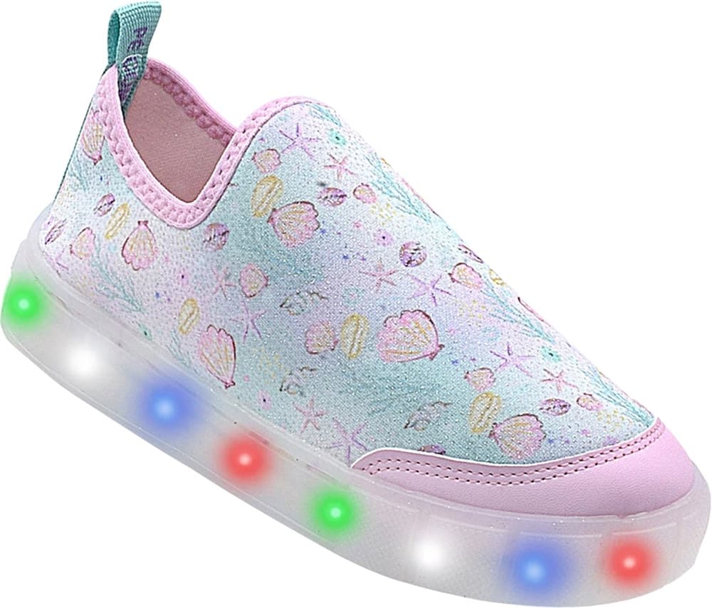 Tênis Infantil Pé com Pé 28902-147 - Rosa/Azul Céu