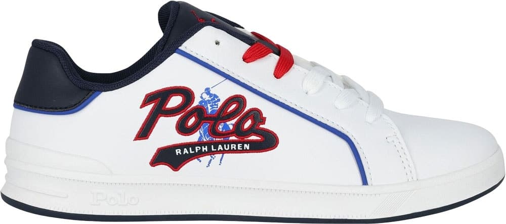 Tênis Infantil Ralph Lauren Rl01162100 Branco/Azul - Masculino