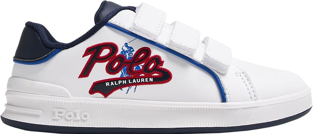 Tênis Infantil Ralph Lauren Rl01163100 Branco/Azul - Masculino