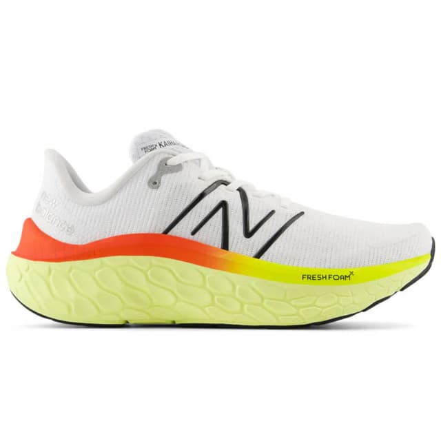 Tênis New Balance Masculino Fresh Foam X Kaiha R 10 Branco / Neo Flame – Mkairrw1