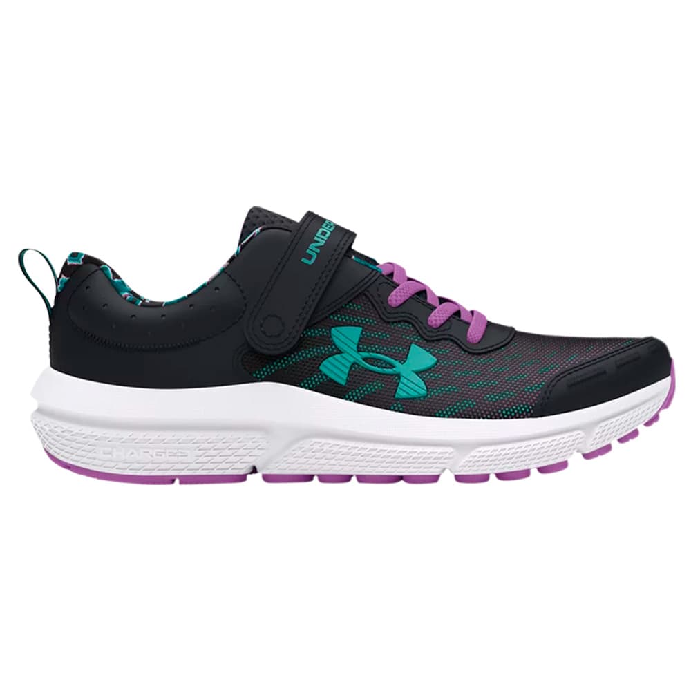 Tênis Infantil Feminino Under Armour Assert 10 Ac Printed 30 Preto/Roxo – 3027407-001