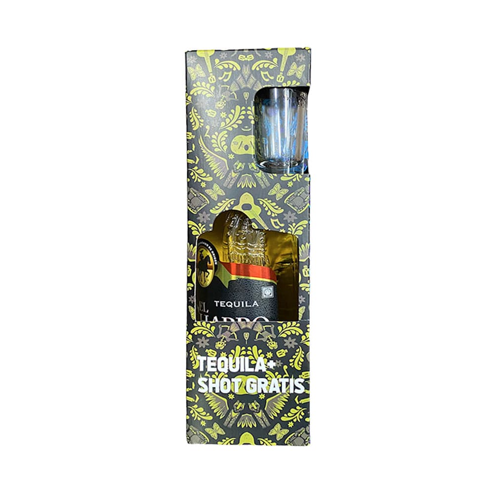 Tequila El Charro Reposado 750ml + 1 Copo Jaibolero