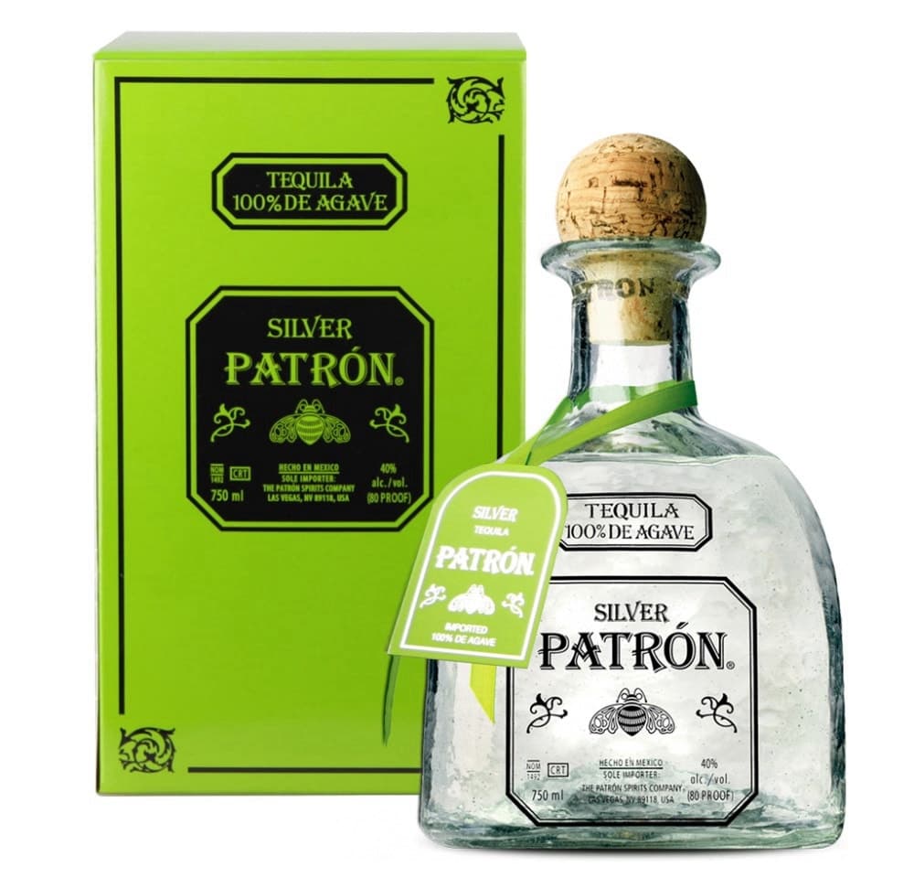 Tequila Prata Patron 750ml Com Caixa