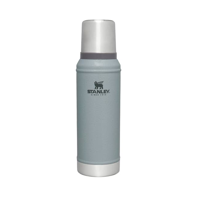 Garrafa Térmica Stanley Classic 940ml Hammertone Prata