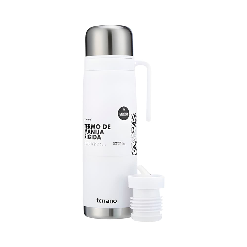 Garrafa Térmica Terrano Premium 1L Branco