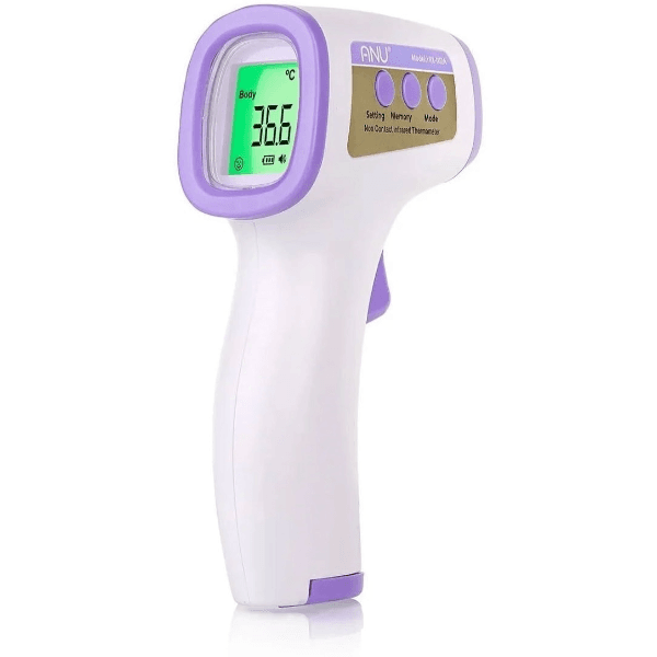 Termômetro Digital Infravermelho Geral Yrk-002A Branco Roxo