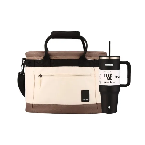 Conservadora Térmica Terrano Ice Rover Traveller Bege 20L