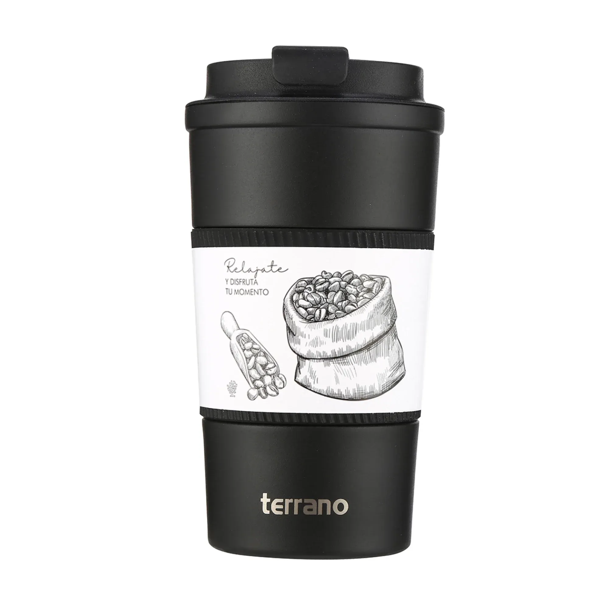 Vaso Térmico Terrano 510ml Preto