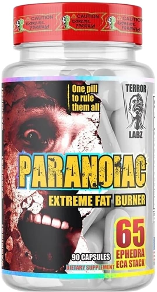 Queimador de Gordura Extremo Paranoiac Terror Labz - 90 Cápsulas