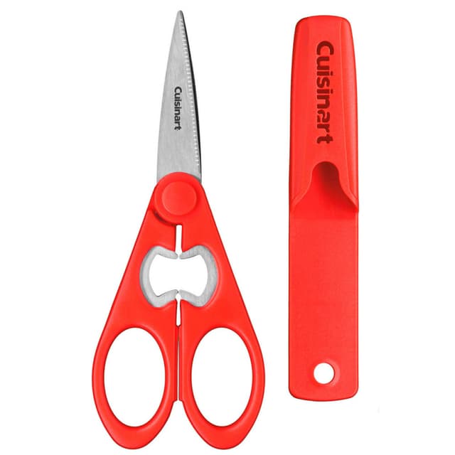 Tesoura de Cozinha Cuisinart com Suporte Vermelha 20CM