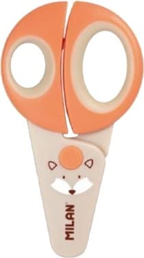 Tesoura Infantil Milan 14690716 Laranja