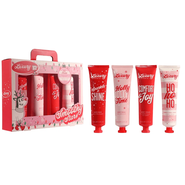 The Luxury Bathing Set B.wash+b.cream+bath Soak+hand Cream 4X100ML