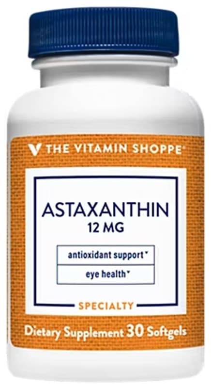 The Vitamin Shoppe Astaxantina 12MG (30 Cápsulas Moles)
