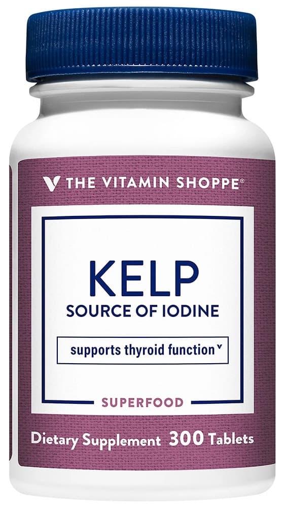 Suplemento de Algas Marinhas The Vitamin Shoppe Iodo (300 Comprimidos)