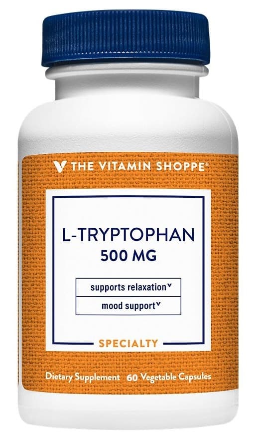 L-Tryptophan 500MG (60 Cápsulas Vegetais) The Vitamin Shoppe