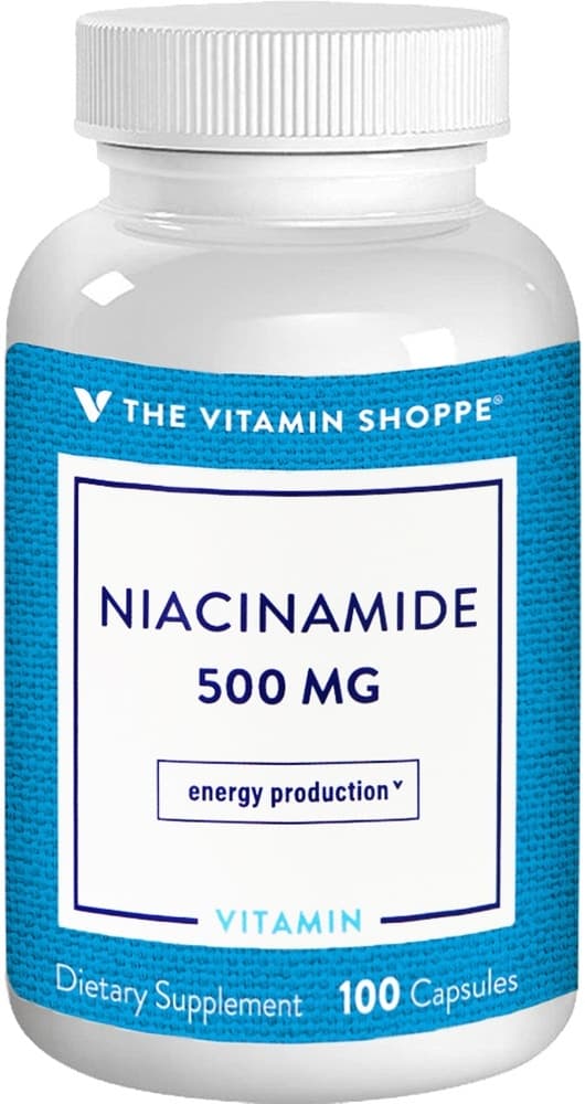 Niacinamida 500MG The Vitamin Shoppe (100 Cápsulas)