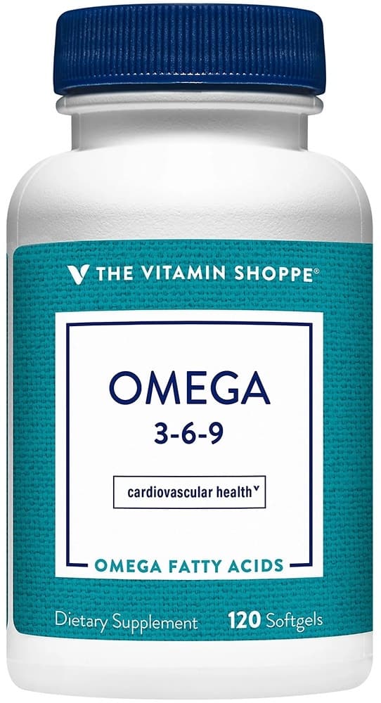 The Vitamin Shoppe Ômega 3-6-9 (120 Softgels)