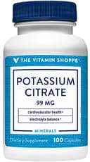 Anúncio: The Vitamin Shoppe Potassium Citrate 99MG (100 Cáspsulas)