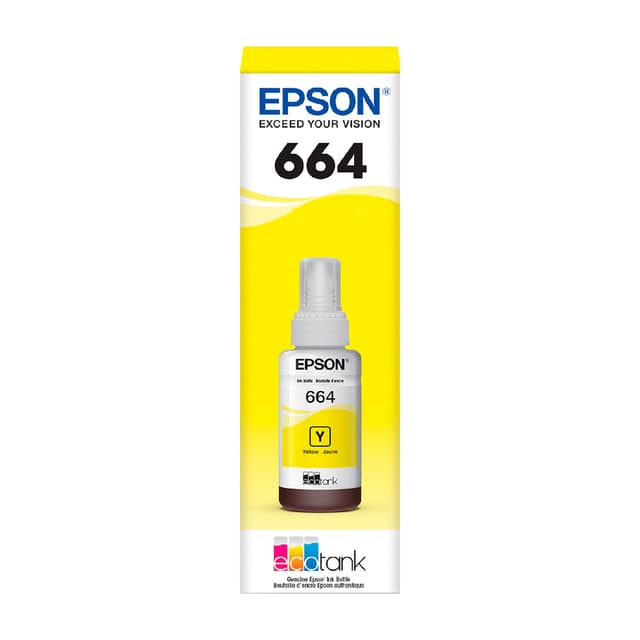 Tinta Epson 664 Amarelo