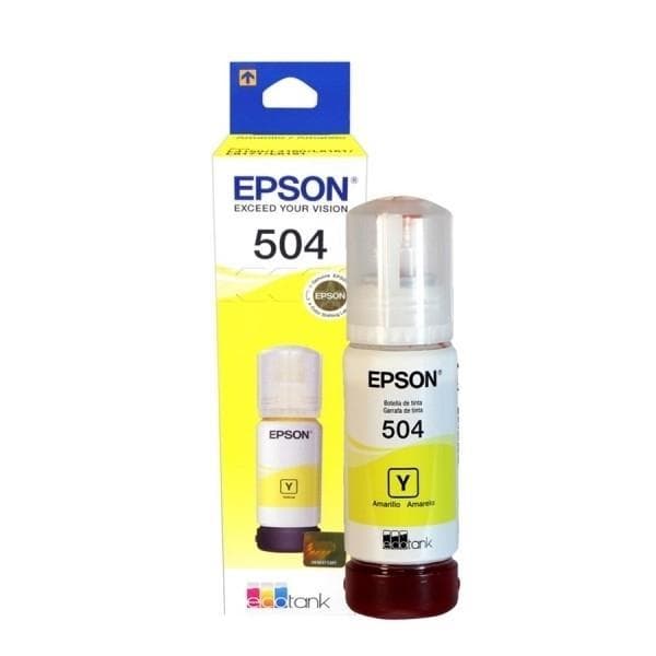 Tinta Epson T504 420 Amarelo 70ml