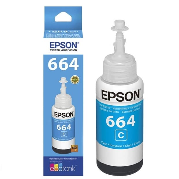 Tinta Epson Ecotank 70ml Cian L110/L120/L200