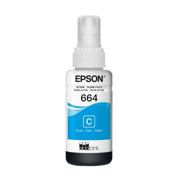 Tinta Epson T664220 70ml L1XX/L2XX/L3XX/L5XX Ciano
