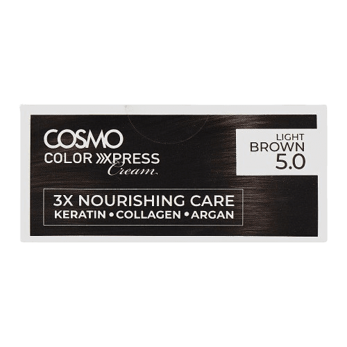 Tinta para Cabelo Cosmo Color Express 3X Light Brown 5.0