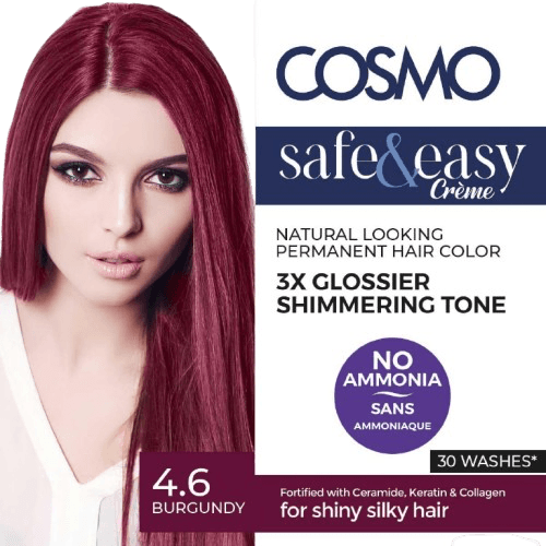 Tinta P/ Cabelo Cosmo Safe & Easy 3X Burgundy 4.6 179958