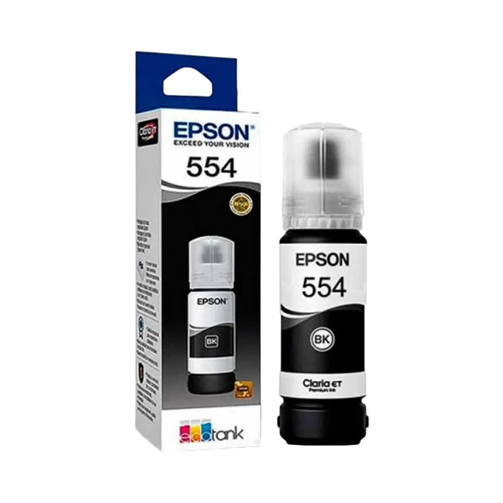 Tinta para Impressora Epson 554 Preto