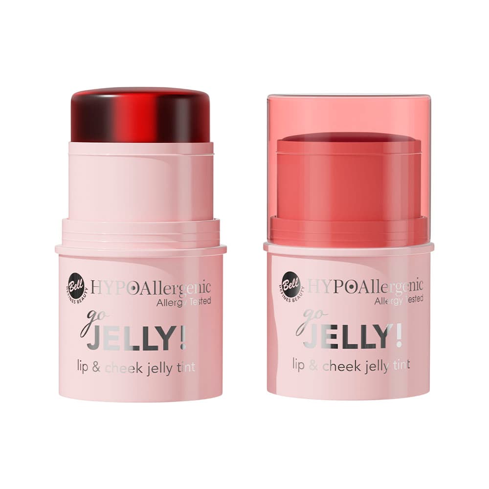 Tinta para Lábios Bell Hypoallergenic Go Jelly! Lip & Cheek Jelly 01 Nice 7,5Gr