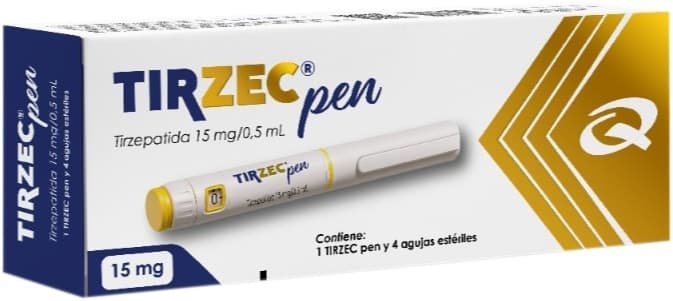 Tirzec Tirzepatida 15mg/0,5mL (1 Caneta e 4 Agulhas Estéreis)