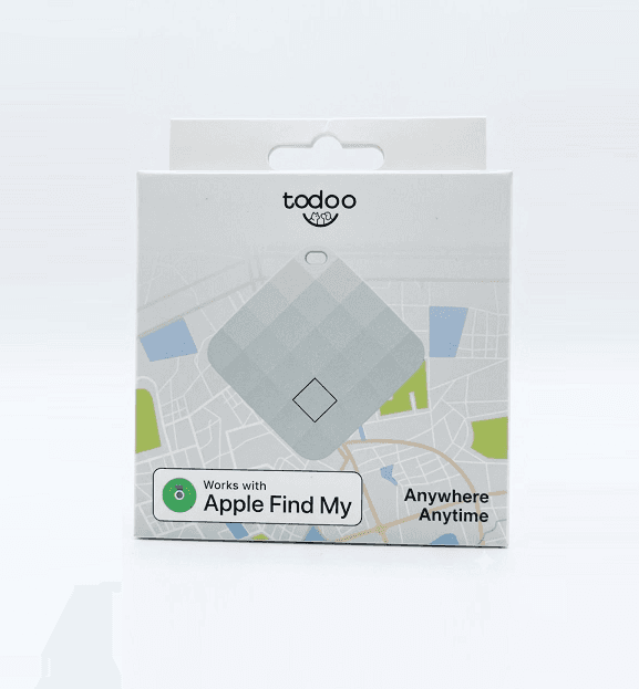 Rastreador Todoo Find My iOS Quadrado Branco