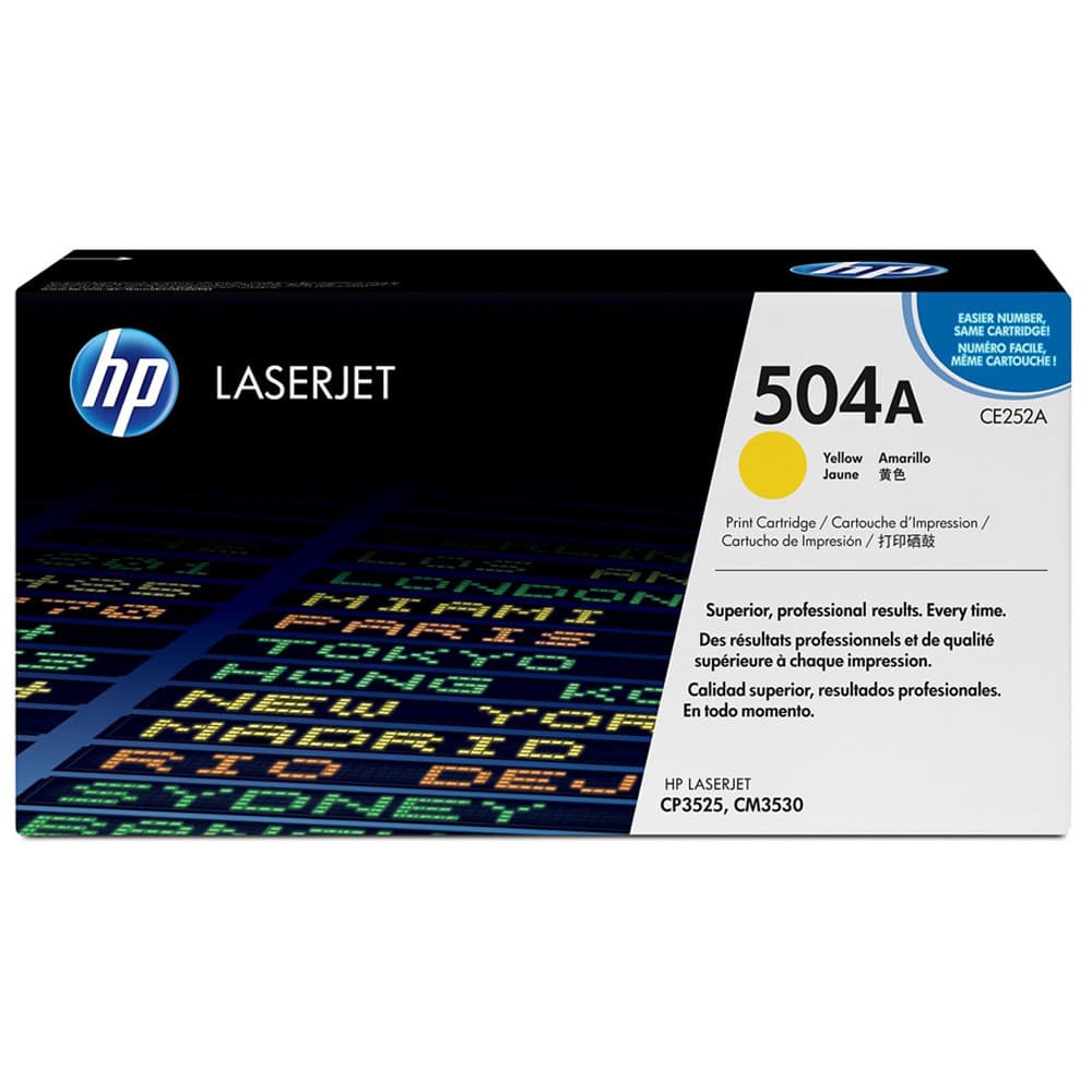 Toner Amarelo Hp 504A CE252A